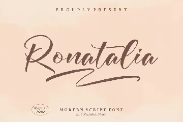 Ronatalia Script Font