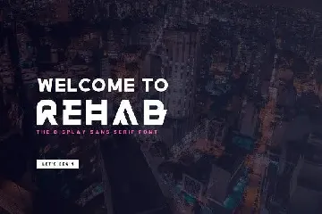 Rehab - The Display Sans Serif Font