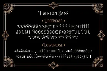 Tiverton Sans font