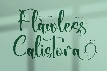 Calistora Modern Script Font