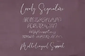 Lovely Signature font