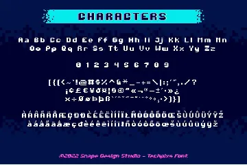 Techpixs - Pixel Font