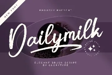 Dailymilk Elegant Brush Script Font