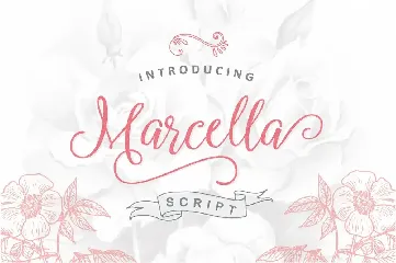 Marcella Script font