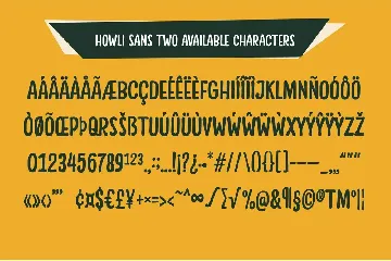 Howli Sans Two font