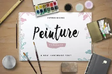 Peinture Typeface font