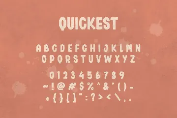 Quickest - Sans Serif Brush Font