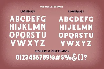 The Chronicle Font