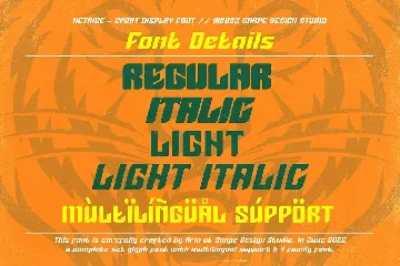 Netigre - Sport Font