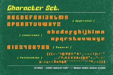 Netigre - Sport Font