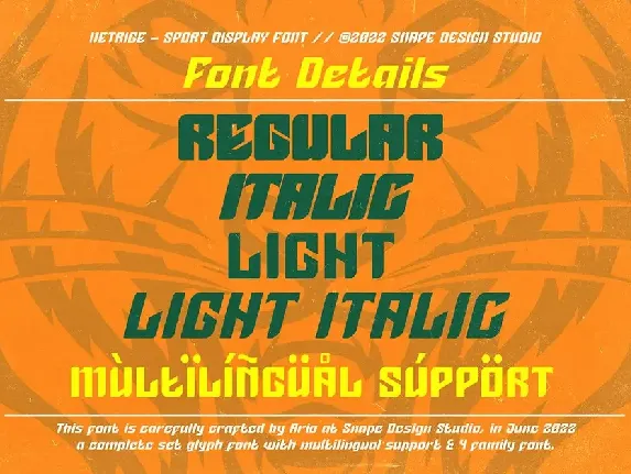 Netigre - Sport Font