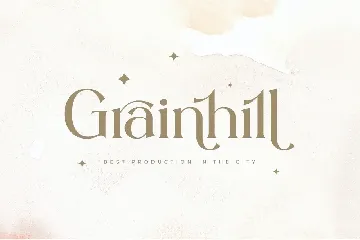 Groillim || Modern Serif Font