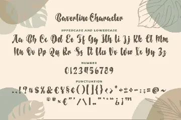 Baverline a Beauty Script Font