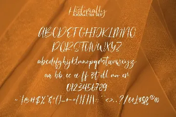 Historially Signature Font