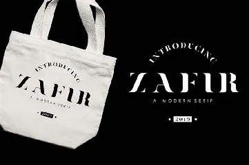 Zafir - Serif Font