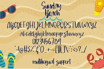 Sunday Beach - Handwritten Font