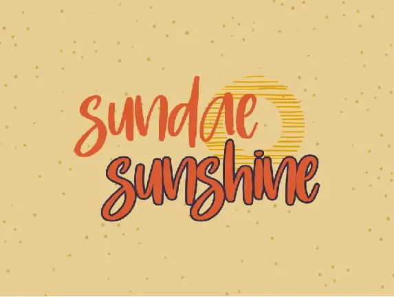 Sunday Beach - Handwritten Font