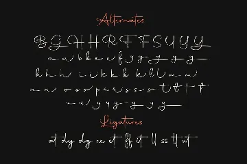 Autography font