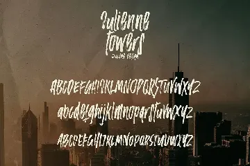 Julienne Towers Brush & SVG Font