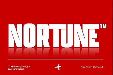 Nortune font