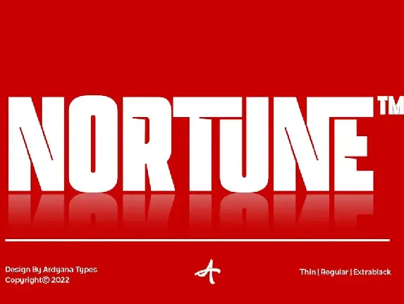 Nortune font