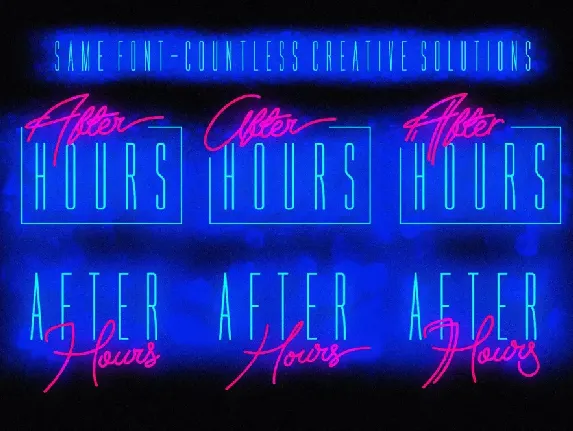 Disco Rendezvous: A Night Club Inspired Script font