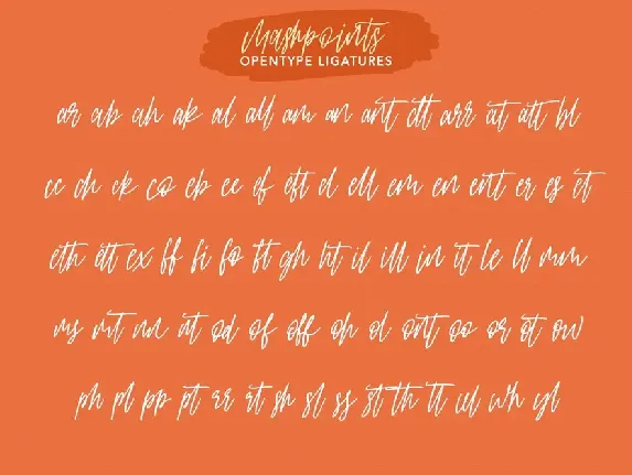 Mashpoints Handwritten Script Font