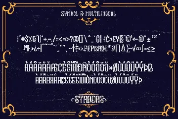 Stradas Display Font