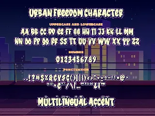 Urban Freedom a Bold Bouncy Font