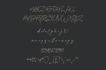 Javiersa - Signature Font