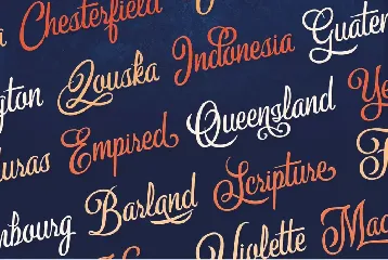 Milford Script font