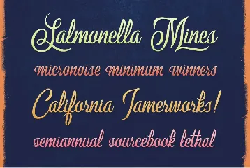 Milford Script font