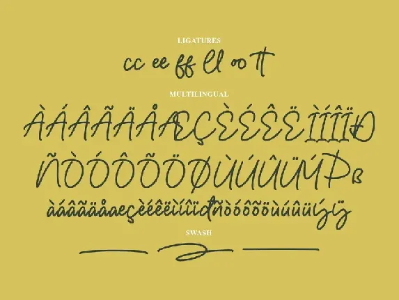 Roschelle Monoline Script Font