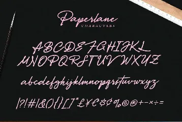 Paperlane font