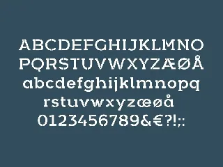 Arkibal Stencil Serif font