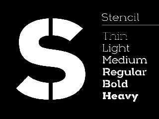 Arkibal Stencil Serif font