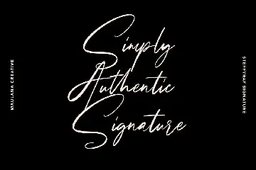 Steffyray Signature Font