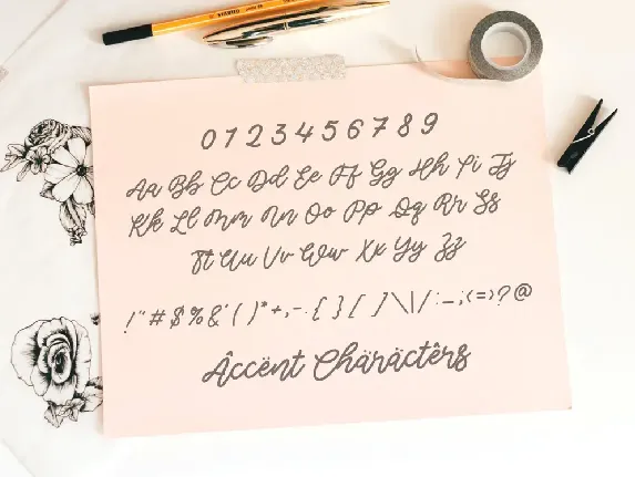 Amertano Handwritten Font