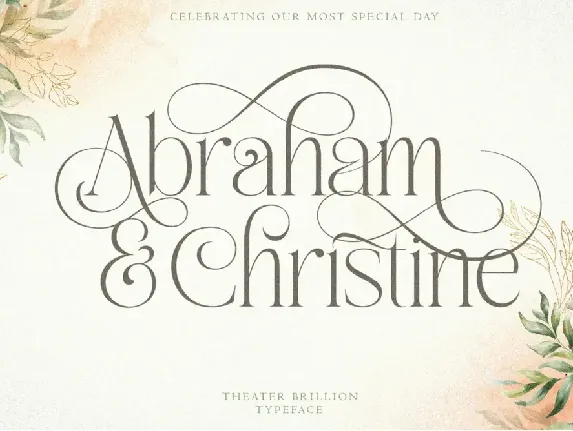 Theater Brillion font