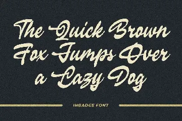 Inbadge a Branding Logotype Font