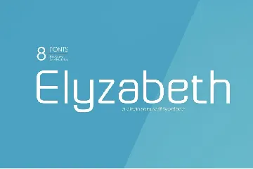 Elyzabeth Pro - Complete Family of 8 Fonts