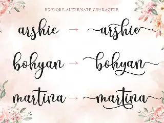 Breyhana - Romantic Script Font