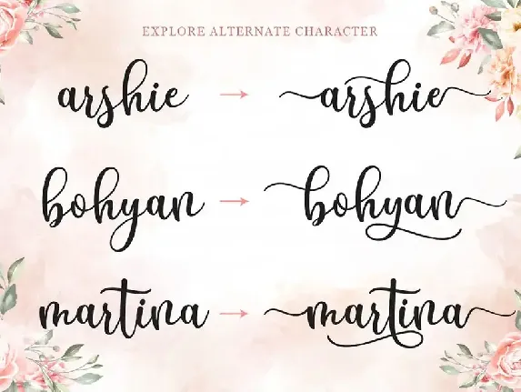 Breyhana - Romantic Script Font