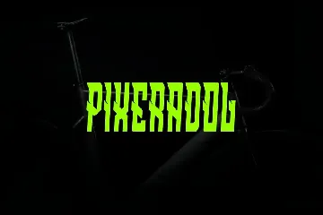 Pixeradol font