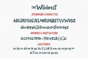 The Wildeast Font