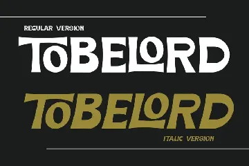 TOBELORD font