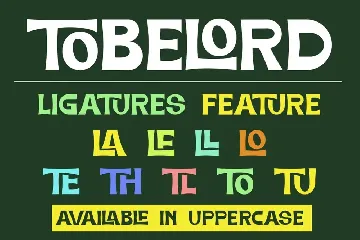 TOBELORD font