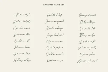 Le Patterns Script Font