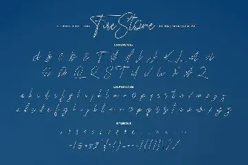 Fire Stone Signature Font