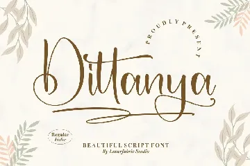 Dittanya Beautiful Script Font